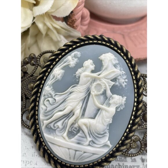 Greek Roman God Goddess Hair Clip Bronze barrette Artemis Aphrodite Hercules new - Picture 3 of 14